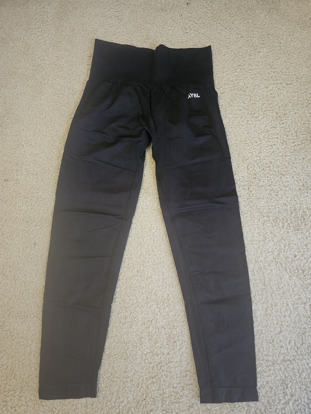 AYBL Empower Seamless Black High-Waist Active Leggings